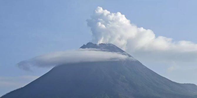 Schichtvulkan Merapi in Indonesien