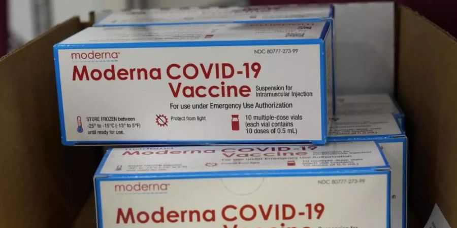 Auch der Covid-19-Impfstoff von Moderna ist nun in der EU zugelassen. Foto: Paul Sancya/POOL AP/dpa