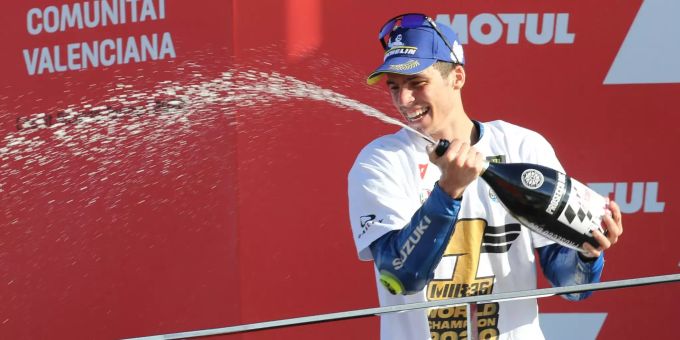 Valencia-GP - Joan Mir vorzeitig Weltmeister in der MotoGP-Klasse