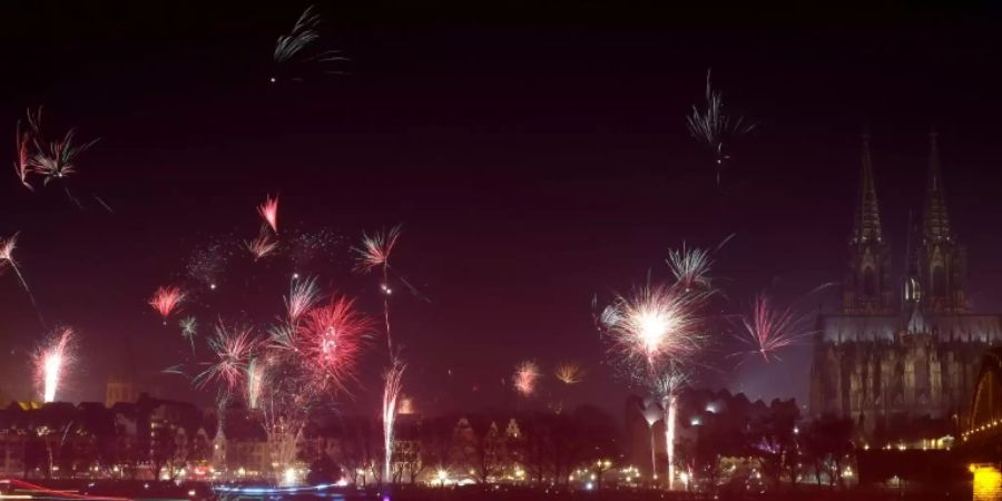 Silvesterfeuerwerk in Köln