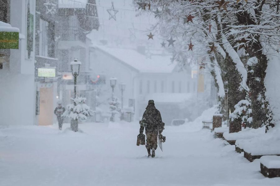 Schnee in Österreich