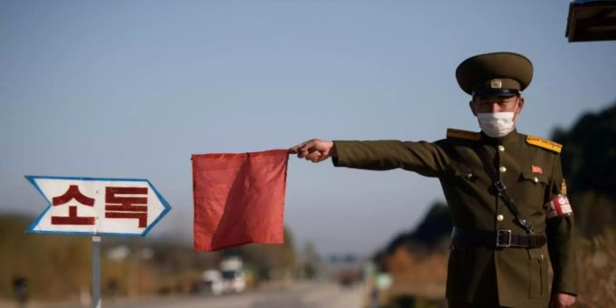 Die Grenze zu Nordkorea wird streng bewacht. Nordkorea