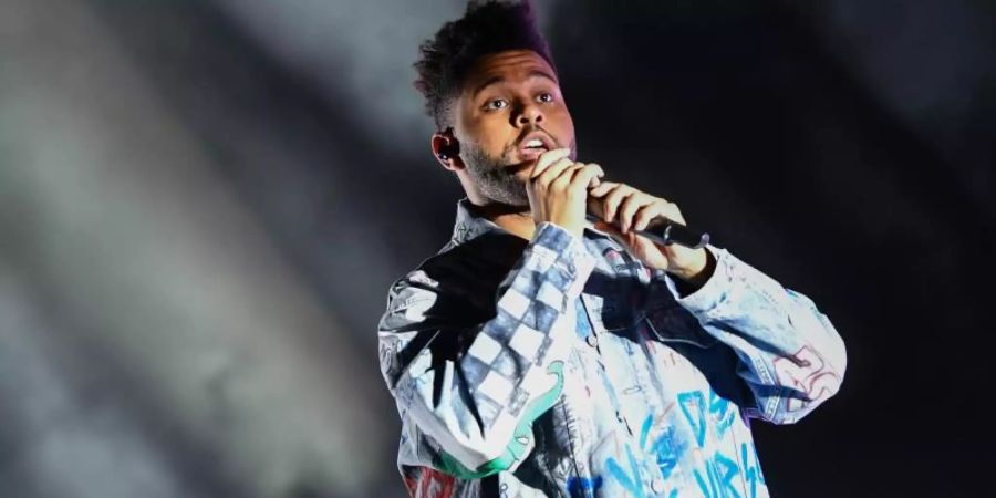 The Weeknd beim Musikfestival Lollapalooza 2018 in Berlin. Foto: Jens Kalaene/dpa-Zentralbild/dpa