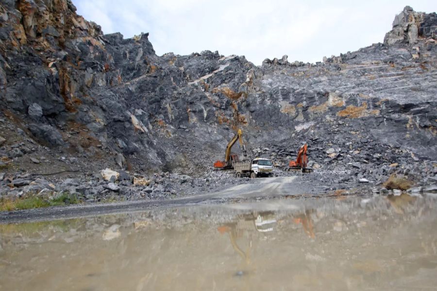 Kalkstein Anlage Vietnam.