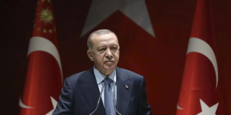 Präsident Erdogan hat den Chef der türkischen Zentralbank entlassen. Foto: Uncredited/Turkish Presidency/AP/dpa