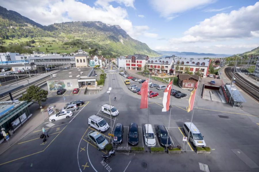 Arth Bahnhofsplatz Goldau