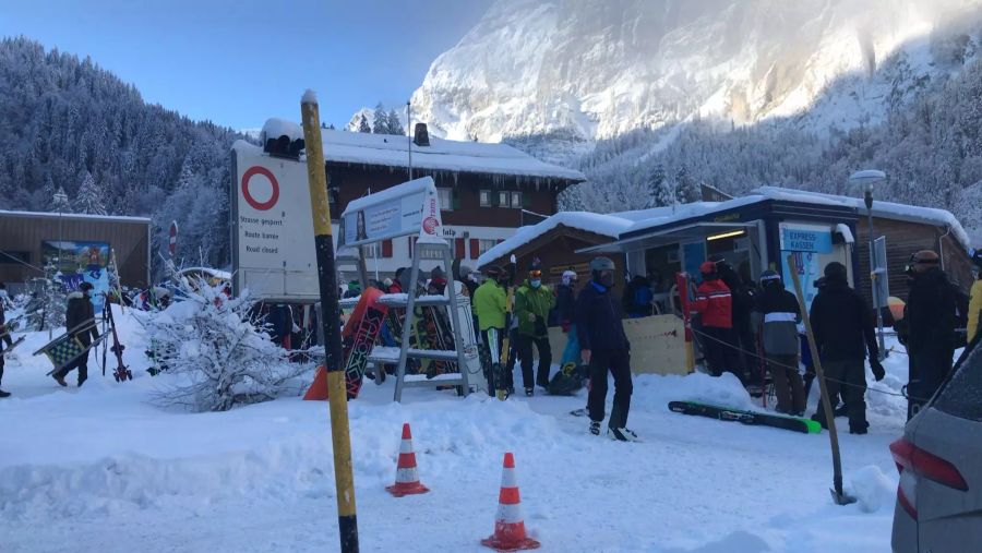 Auf der Melchsee-Frutt OW wurden sogar die Zwischenkassen überflutet.