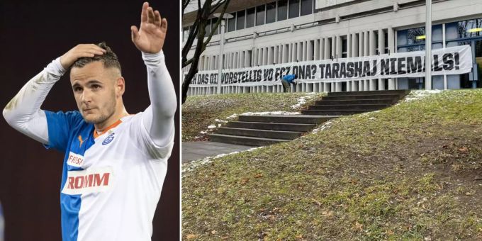 Mit riesigem Banner - Fan-Aufstand beim FCZ wegen Tarashaj-Transfer
