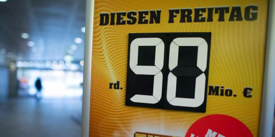 Der Eurojackpot ist wieder prall gefüllt. Foto: Federico Gambarini/dpa