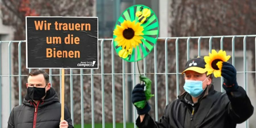 Protest gegen Bienensterben