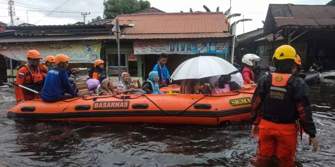 Borneo Überschwemmung