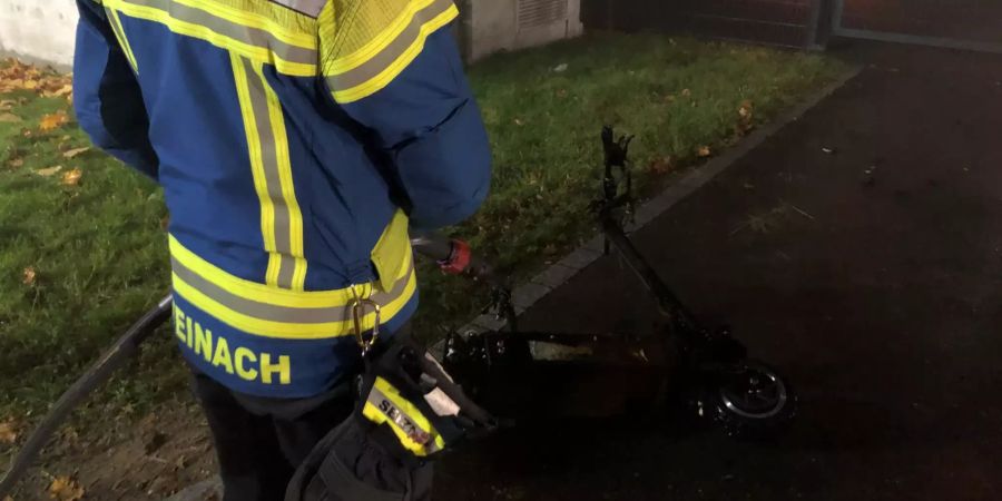 Verletzter nach Brand