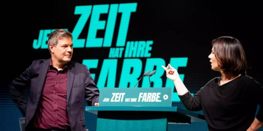 Die Grünen-Chefs Habeck und Baerbock