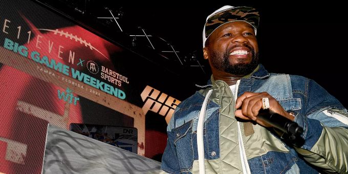 Rapper 50 Cent trotzt der Pandemie. Kurz vor dem Super Bowl schmiss er eine fette Party in Florida. 50 cent super bowl