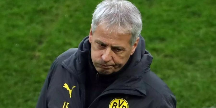 Musste beim BVB den Trainerposten räumen: Lucien Favre. Foto: Focke Strangmann/Pool/epa/Pool/dpa