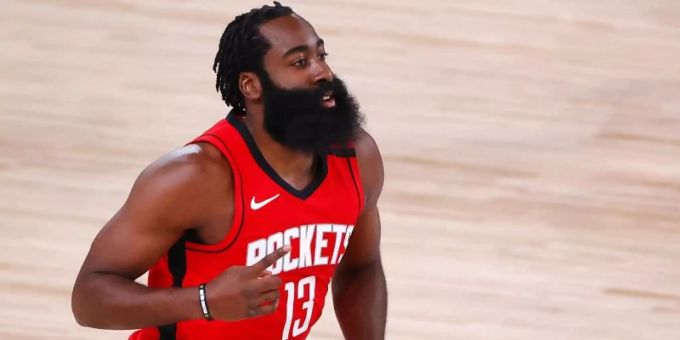 Der Saisonstart der Housten Rockets um Superstar James Harden gegen Oklahoma wurde verschoben. Foto: Kevin C. Cox/Pool Getty Images/AP/dpa Der Saisonstart der Housten Rockets um Superstar James Harden gegen Oklahoma wurde verschoben. Foto: Kevin C. Cox/Pool Getty Images/AP/dpa