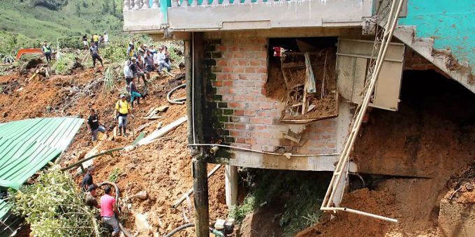 Wegen Regen - Erdrutsch in Kolumbien kostete 17 Opfer das Leben