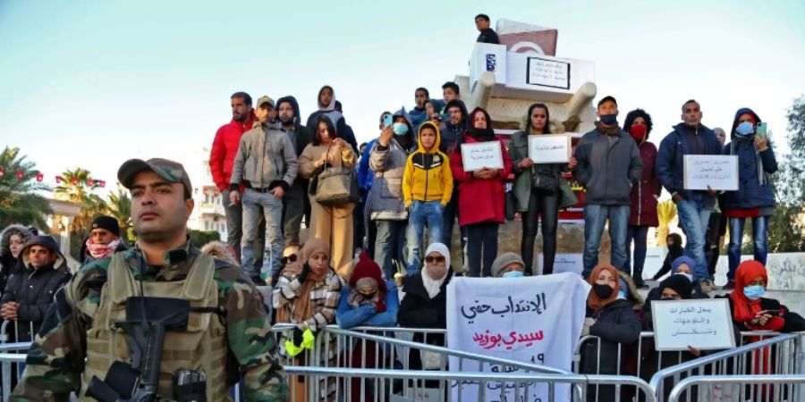 Proteste in Tunis