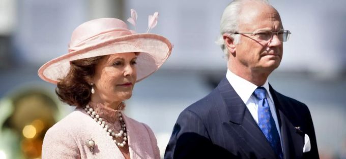 König Carl Gustaf von Schweden mit Frau Silvia. Karl Gustav