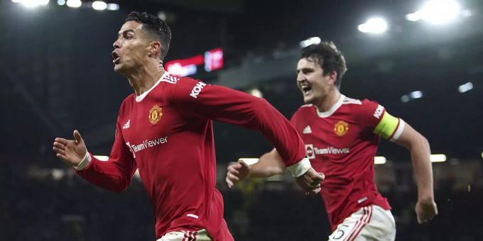 Cristiano Ronaldo jubelt über seinen Treffer zum 3:2 im Spiel gegen Atalanta Bergamo. Cristiano Ronaldo