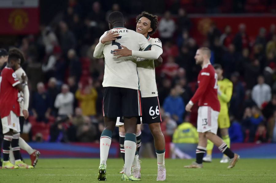 Liverpool fegt ManUtd am letzten Wochenende gleich mit 5:0 aus dem Old Trafford.