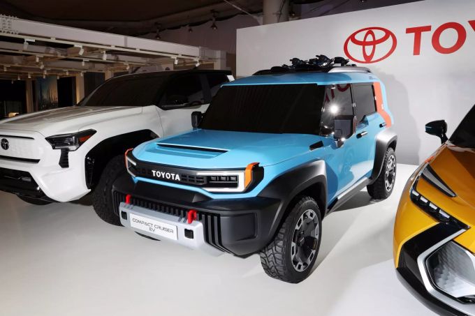 Auch Retro-Geländewagen und Full-Size-Pickups sind Teil der umfassenden E-Offensive. Toyota Elektro-Strategie
