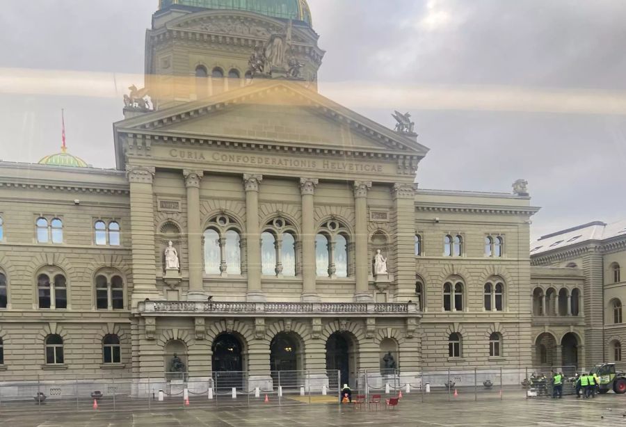 Bundeshaus Abstimmungssonntag Covid-Gesetz