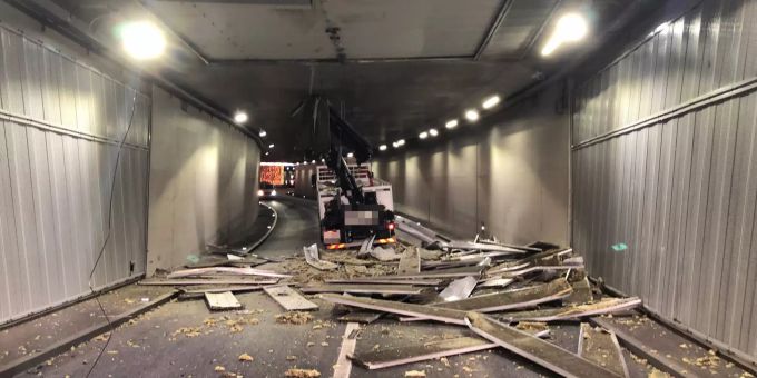 Beim Unfall wurde niemand verletzt. Unfall