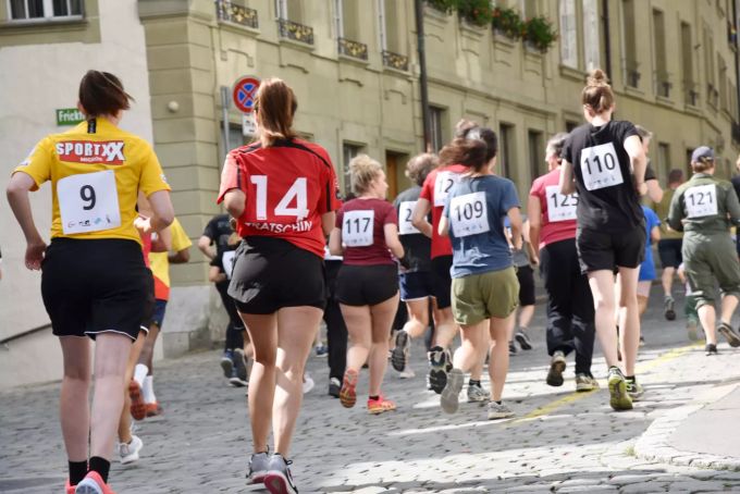 181 Läufer und Läuferinnen traten am Solidaritätslauf 2021 zum Spendensammeln an. Solilauf 2021
