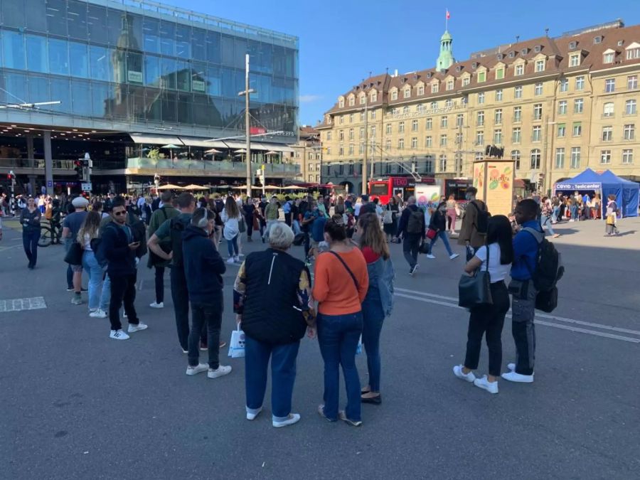 Coronavirus Testzelt Bern