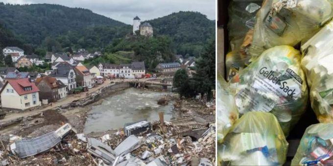 Für die Flutopfer im Ahrtal gingen zahlreiche Spenden ein (rechts: Symbolbild). Ahr