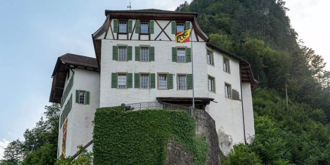Das Schloss Wimmis. Das Schloss Wimmis.