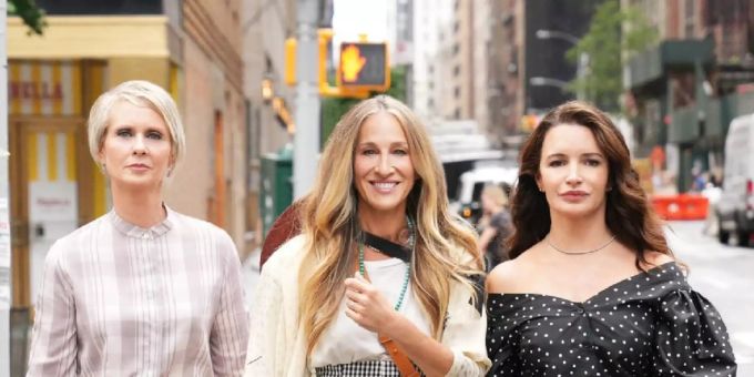 «And Just Like That...»-Stars (v.l.): Cynthia Nixon, Sarah Jessica Parker und Kristin Davis. «And Just Like That...»