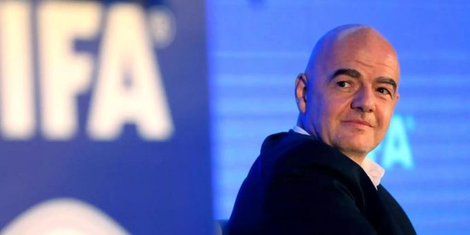 FIFA-Präsident Gianni Infantino nimmt an einer Pressekonferenz teil. Foto: Pradeep Dambarage/ZUMA Press Wire/dpa/Archivbild FIFA-Präsident Gianni Infantino nimmt an einer Pressekonferenz teil. Foto: Pradeep Dambarage/ZUMA Press Wire/dpa/Archivbild