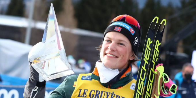 Johannes Hösflot Kläbo gewinnt die Tour de Ski. tour de ski