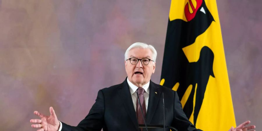 ARCHIV - Deutschlands Bundespräsident Frank-Walter Steinmeier kann in rund sechs Wochen mit einer Wiederwahl rechnen. Foto: Bernd von Jutrczenka/dpa