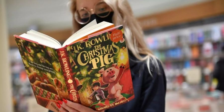 Rowlings «Christmas Pig» in einer Londoner Buchhandlung