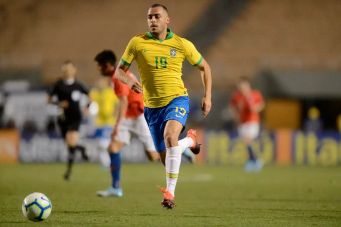 Einen Kurzeinsatz für die brasilianische U23 durfte Arthur Cabral im Herbst 2019 absolvieren. Arthur Cabral Brasilien