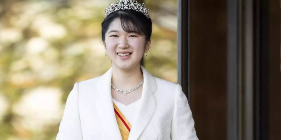 Die japansiche Prinzessin Aiko feierte ihren 20. Geburtstag. Foto: Yuichi Yamazaki/Pool Getty Images/AP/dpa