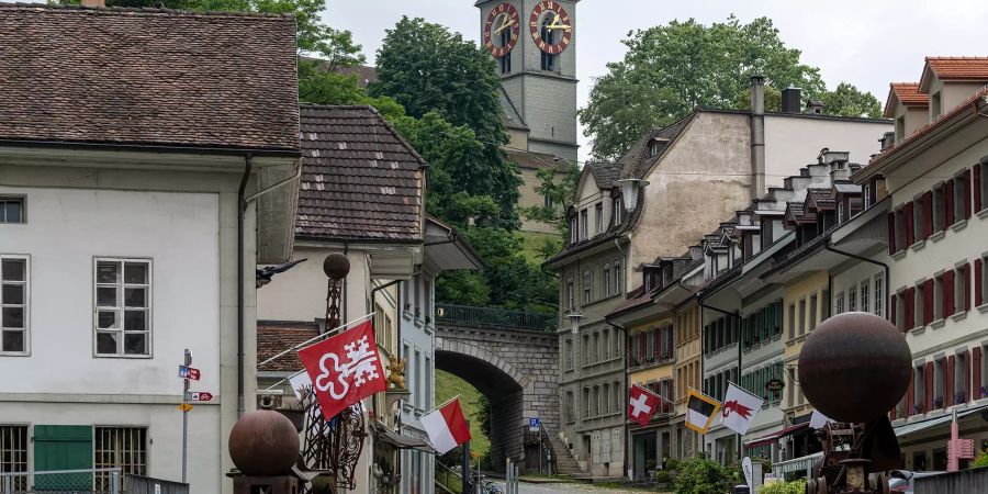 Die Metzgergasse in Burgdorf.