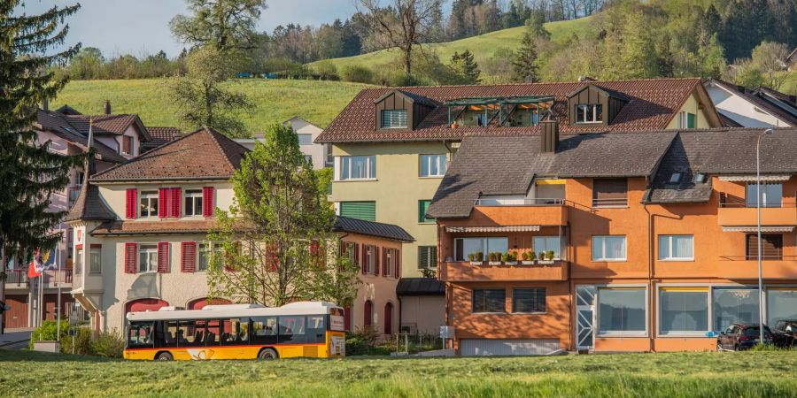 Die Ortschaft Gommiswald im Kanton St.Gallen.