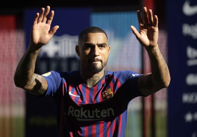 2019 stand Kevin-Prince Boateng auch kurz bei Barcelona unter Vertrag. Kevin-Prince Boateng