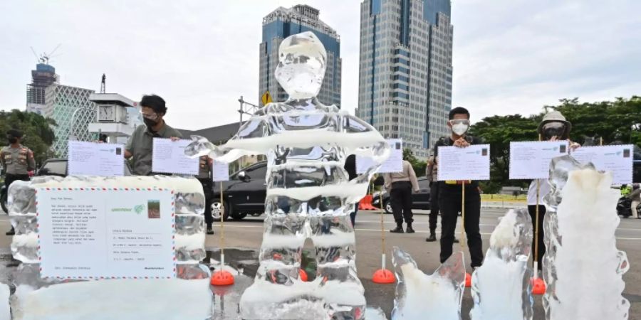 Greenpeace-Protestaktion in Glasgow