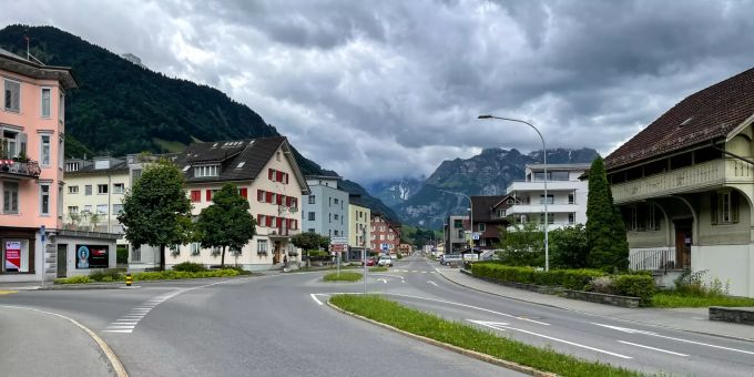 Dorfzentrum Wolfenschiessen. Dorfzentrum Wolfenschiessen.