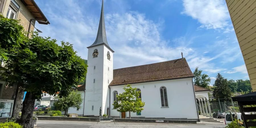 Die Kirche der Gemeinde Greppen.