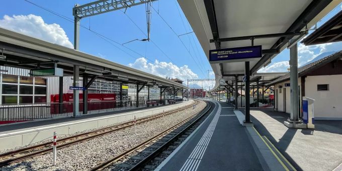 Bahnhof Alpnach. Bahnhof Alpnach.