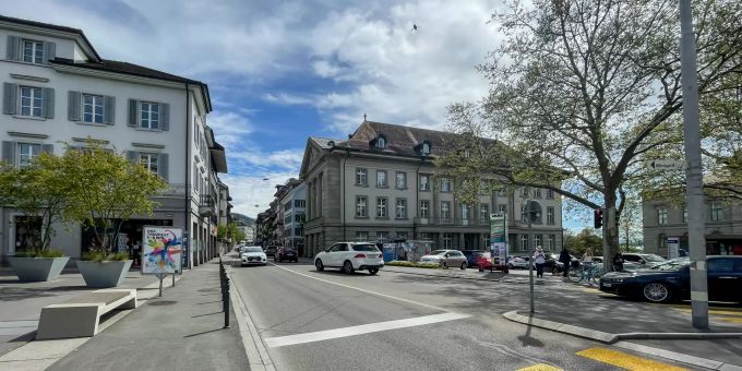 Stadtzentrum Zug. Stadtzentrum Zug.