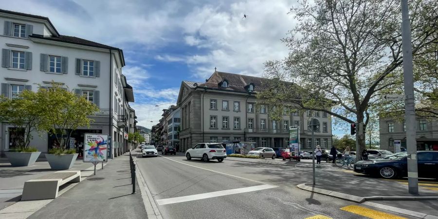 Das Stadtzentrum in Zug.