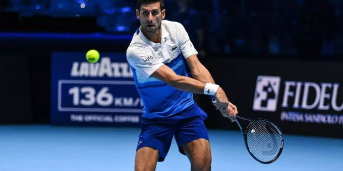 Ist begeistert von BVB-Torjäger Erling Haaland: Tennis-Star Novak Djokovic. Foto: Marco Alpozzi/LaPresse via ZUMA Press/dpa Ist begeistert von BVB-Torjäger Erling Haaland: Tennis-Star Novak Djokovic. Foto: Marco Alpozzi/LaPresse via ZUMA Press/dpa