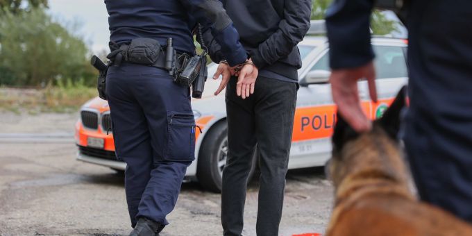 Festnahme mit Hund im Kanton St. Gallen Festnahme mit Hund